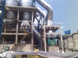 Sales service personnel of SIMO Blower Company went to a cement plant in Shanxi