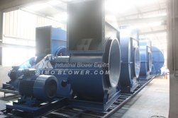 Some air cooling blowers and related accessories have painted completely for the production line of Iran’s steel mill.
