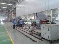 The quality control department in our company’s performance testing center carries out the performance test for last batch of furnace exhaust fan in Iran’s project.