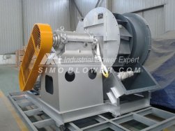 U.S. customers order a large air capacity belt driven centrifugal fan