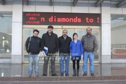 Iranian client visit SIMO BLOWER
