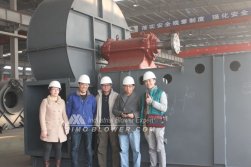 Malaysia client visit SIMO BLOWER for inspection