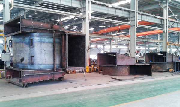 How to weld double suction centrifugal fan