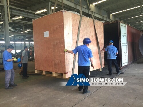 backward inclined centrifugal blower fan