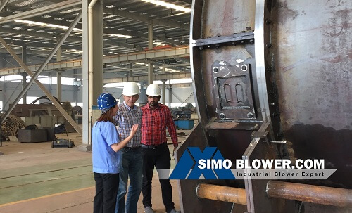 forced draft centrifugal fan for boiler system