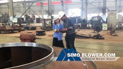 Welcome Indian customer visit SIMO BLOWER