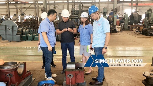 the fertilizer production line centrifugal blower fan