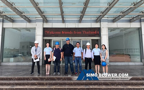 Thai customers visit SIMO Blower